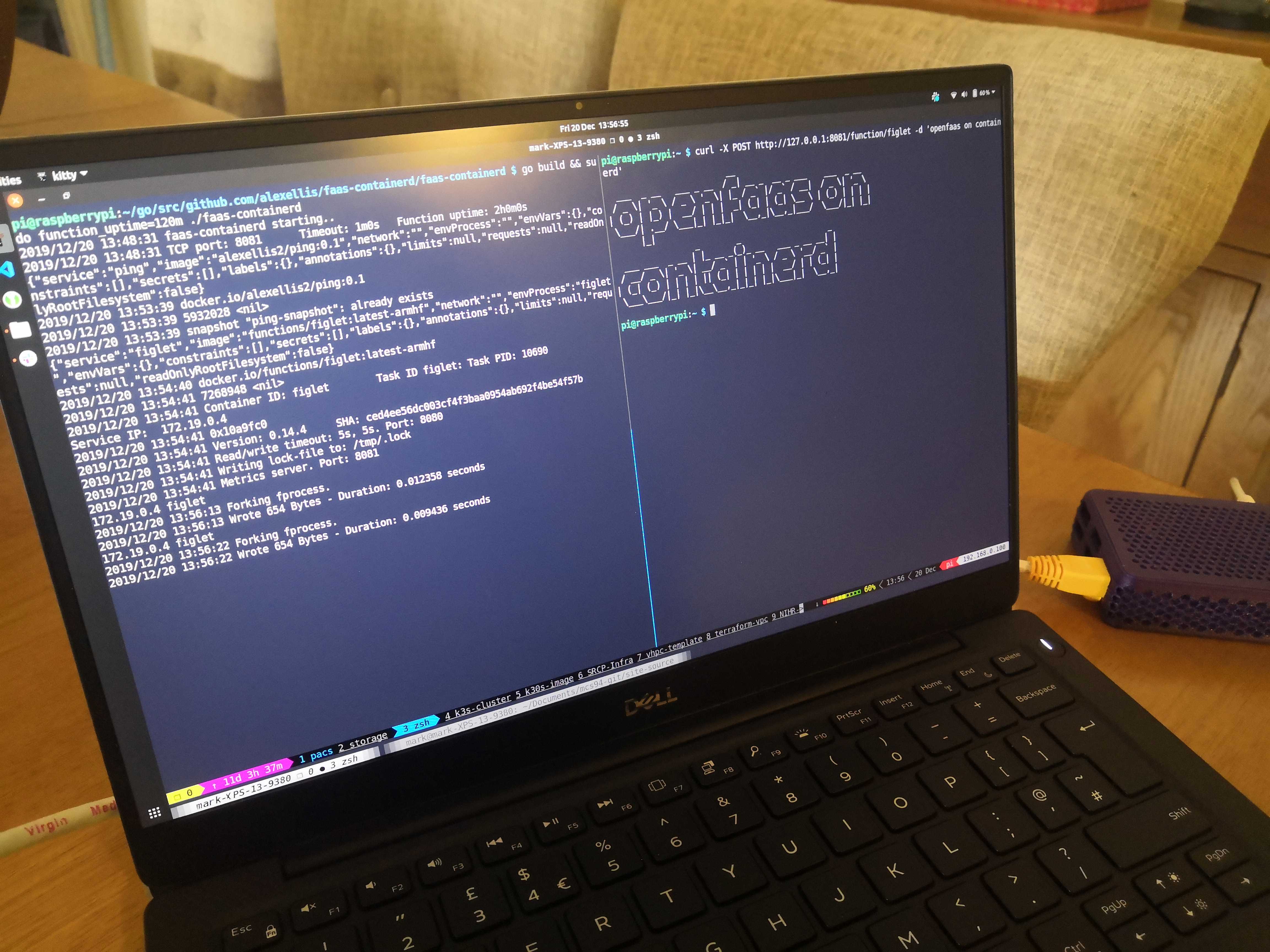Testing OpenFAAS with Containerd on a Raspberry PI 4